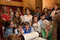 Members and children watching